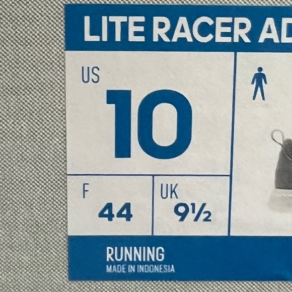 NWT Adidas Lite Racer Adapt 4.0 Men’s Shoes - Picture 8 of 8